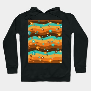 RETRO Groovy Flowers Blooming Hoodie